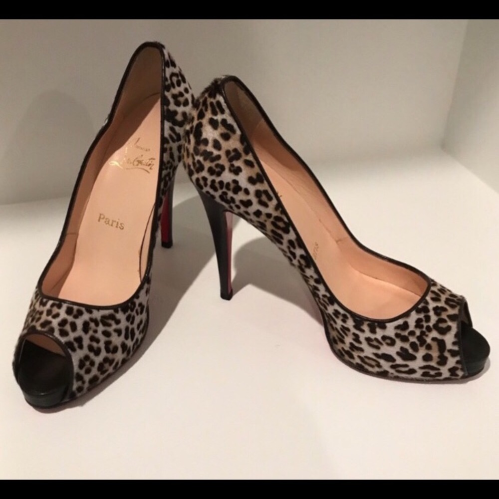Christian Louboutin heels.